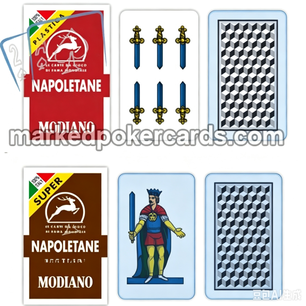 Carte da gioco con microchip Modiano Napoletane