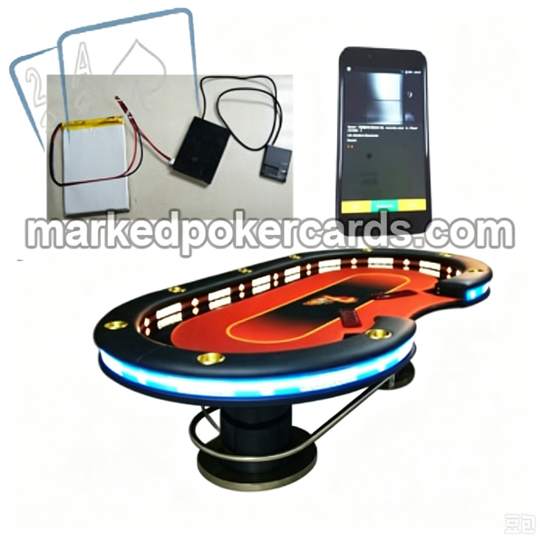 Tavolo da poker Carte da gioco Macchina fotografica imbrogliatrice