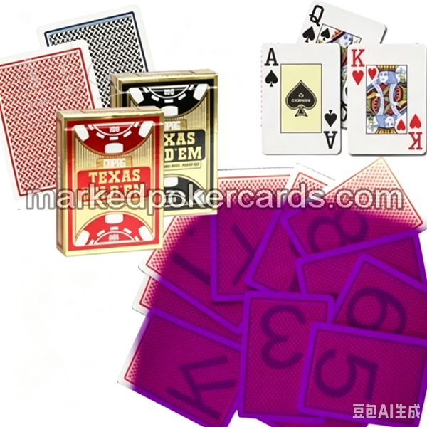 Carte segnate luminose Copag Texas Holdem