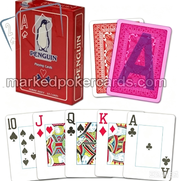 Carte da poker Copag Penguin con inchiostro luminoso