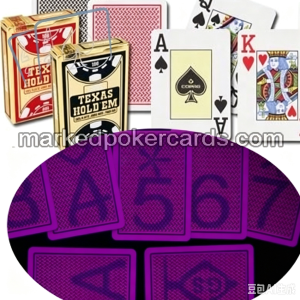 Carte segnate luminose Copag Texas Holdem