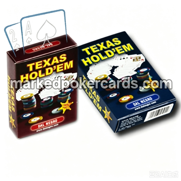 Carte in plastica contrassegnate dal Negro Texas Hold'em
