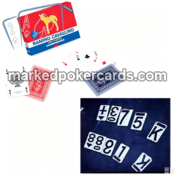 Masenghini Ramino Cavallino Infrared Ink Cheat Deck per trucchi con le carte facili