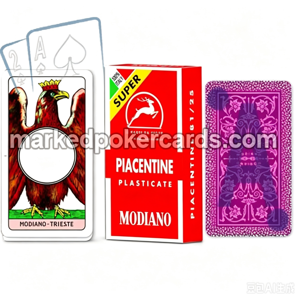 Mazzo Di Carte Da Gioco Italiane X-Ray MODIANO Piacentine