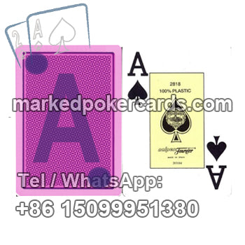 Carte da poker Fournier 2800 contrassegnate con inchiostro invisibile